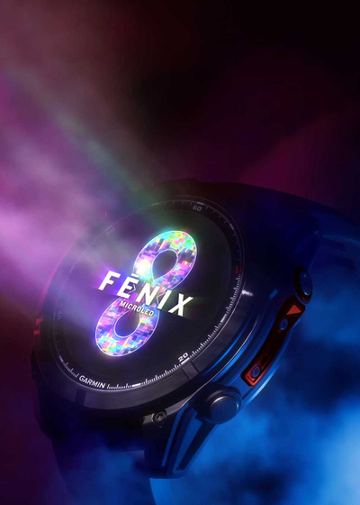 Часы Garmin Fenix 8 Pro — 51 мм MicroLED Sapphire Carbon Gray DLC Titanium Black / Pebble Gray