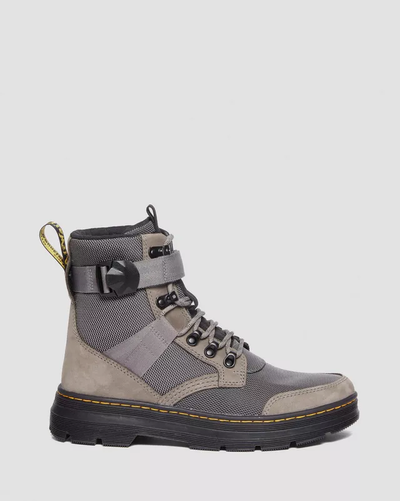 Ботинки Dr Martens Combs Tech II Faux Fleece Lined Casual Grey