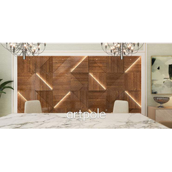 Гипсовая панель FIELDS platinum артикул D-0008-pl