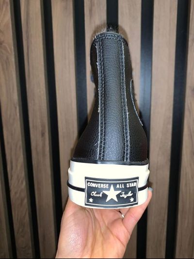Кеды Converse Chuck 70 черные зимние с мехом