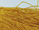 Канитель яркое золото  матовая 1 мм