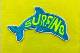 Нашивка дельфин "Серфинг"