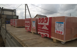 Доставка полнотелого кирпича