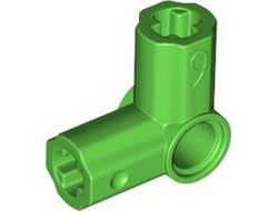 Technic, Axle and Pin Connector Angled #6 - 90 degrees, Bright Green (32014 6476581)