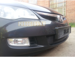 Защита радиатора Honda Civic 4D VIII 2006-2008 black