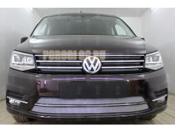 Защита радиатора Volkswagen Caddy 2010-2015 / Volkswagen Touran 2011-... chrome