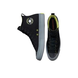 Кеды Converse Chuck Taylor All Star Black Lime Twist высокие