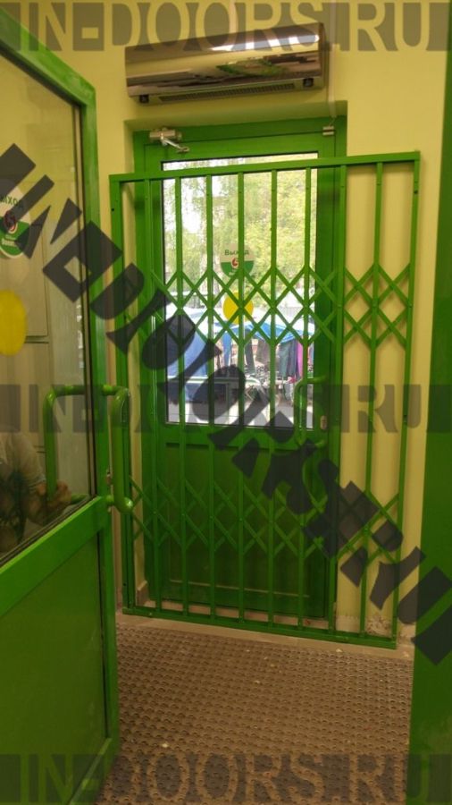 стоимость раздвижной решетки установленной в пятерочку 2