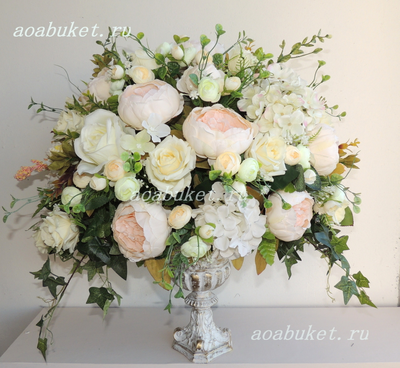 Композиция из искусственных цветов Свежее дыхание № АР021