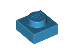 Plate 1 x 1, Dark Azure (3024 / 6089779 / 6151664)