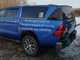 Синий 8x2 кунг Sammitr TL1 на Toyota Hilux Revo после установки в Перми путешествует по России!