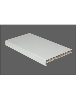 Подоконник ПВХ, белый, ширина полки 350 мм В НАРЕЗКУ Арт-PD350