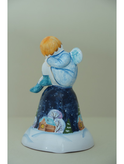 Колокольчик с ангелом (зимний)