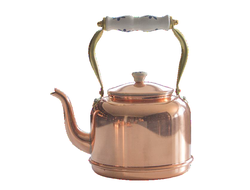Медный чайник 2 л  с керамической ручкой Португалия (CopperCrafts) арт.7518