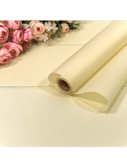 Пленка матовая в рулоне 50мкм (бежевая), 58см*10м