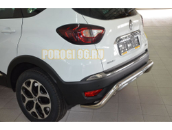 Защита заднего бампера скоба d60 для Renault Kaptur (2017-...)