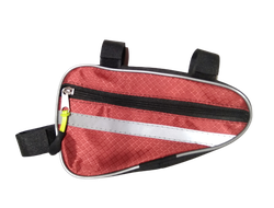 Сумка Calambus под раму, треуг., маленькая, 210х130х35 мм, красная