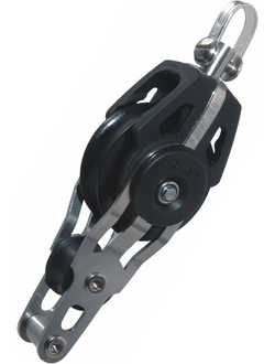 ЛОНГОТАКЕЛЬНЫЙ БЛОК 20 И 40 ММ ВЕРТЛЮЖНЫЙ ДВУХОБУШКОВЫЙ ШАРИКОПОДШИПНИКОВЫЙ БЛОК ALLEN BROTHERS DYNAMIC A2044, 6-10 ММ, 180-800 КГ, D 40