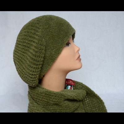 Женский берет и шарф Vizio Италия 6753 зима 2021