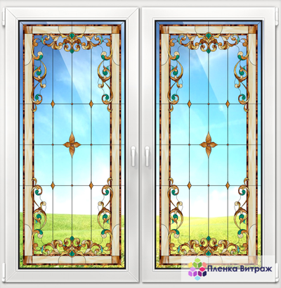 Витражная пленка  KL №3