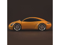 Мышь машинка беспроводная «Porsche 911» оптическая желтая