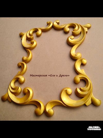 Резной уголок для мебели