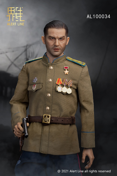 Офицер НКВД СССР - Коллекционная ФИГУРКА 1/6 WWII Soviet NKVD Officer (AL100034) - Alert Line