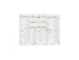 Лоток для столовых приборов  MARBLE 540х430 мм, бело-золотой мрамор
