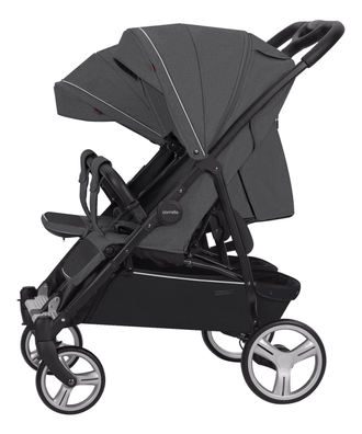 Коляска прогулочная для двойни Carrello Connect CRL-5502 Serious Black
