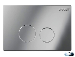 Панель смыва инсталляции CREAVIT TERRA GP9004.00 хром глянец купить в магазине Маруся со скидкой