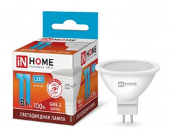 Лампа светодиодная ASD/inHome VC MR16 GU5.3 220V 11W(990lm) 4000К 4K 51x50 (без пульсации) 0358