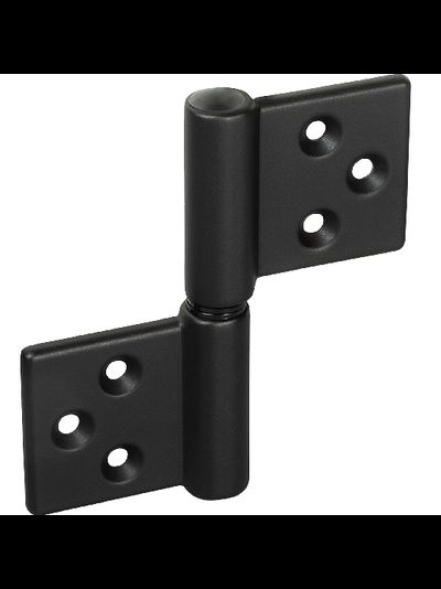 Петля карточная CH-R B черная