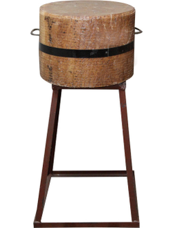 Колода разрубочная 300-600 мм сварная подставка дуб