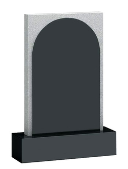 На фото маленький надгробный памятник на могилу в форме арфы в СПб
