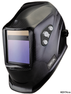 Маска сварщика хамелеон OPTIMA OREON (CARBON) обзор 110х80 TRUE COLOR естественная цветопередача