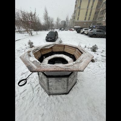 Банный чан на 6 человек 200 х 200 см (внутренние размеры)