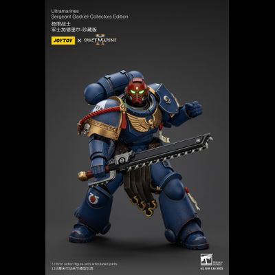 Гадриэль, сержант Ультрамаринов (Warhammer 40k, Spacemarine II) - КОЛЛЕКЦИОННАЯ ФИГУРКА 1/18 Ultramarines Collectors Edition - Sergeant Gadriel (JT01376) - JOYTOY