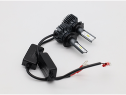 Светодиодные лампы H7 мини корпус (ip68), 12v 38w 4000Lm 6000K, Seoul CSP Y19 (комплект, 2шт)