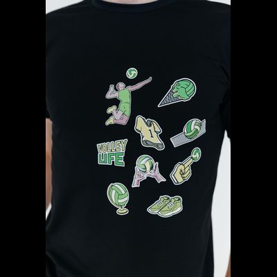 Футболка повседневная Volleylife (со стикерами) детский размер