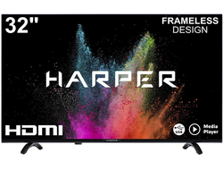 Телевизор Harper 32R721T  32"  HD Ready  Черный