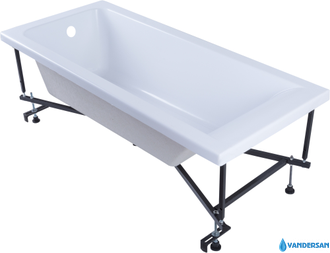 Акриловая ванна Aquanet Bright 165x70 с каркасом