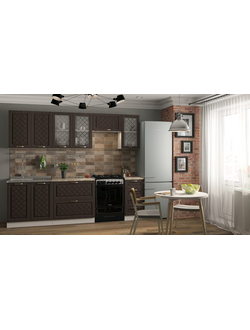 Кухня "Агава" 2,6м МДФ (Эра) комплектация 1