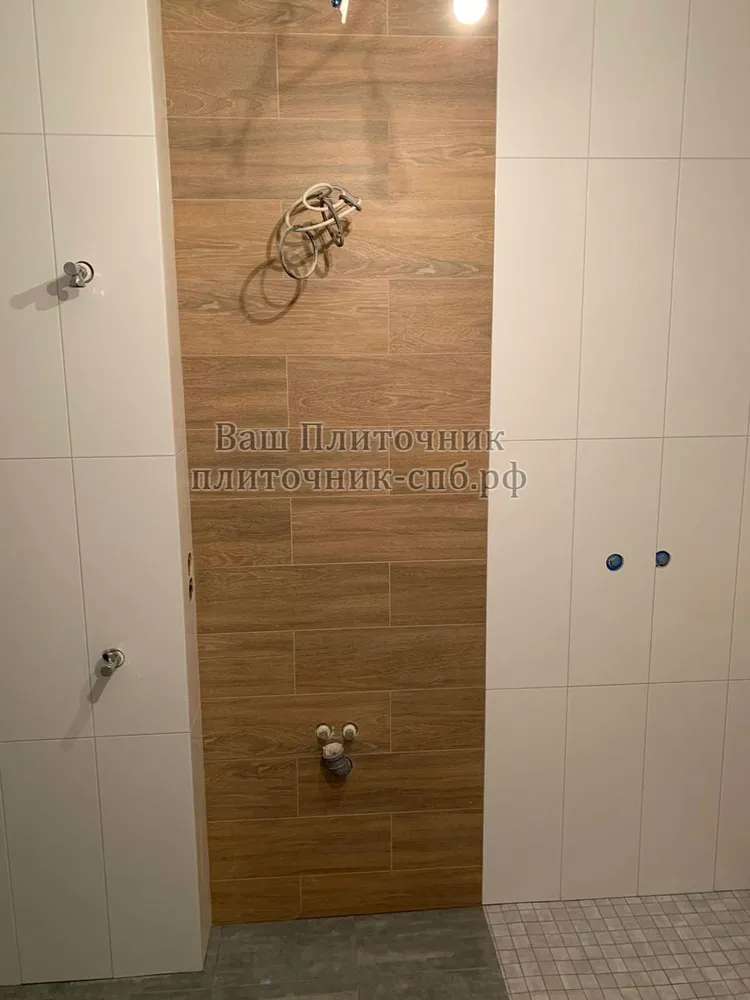 укладка кафеля и керамогранита в душевой