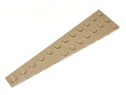 Wedge, Plate 12 x 3 Left, Dark Tan (47397 / 6310956 / 6459334)