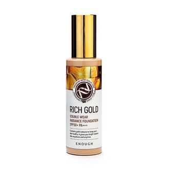 Тональный крем для сияния кожи Enough Rich Gold Double Wear Radiance Foundation SPF50+ PA+++