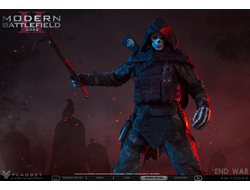 Гоуст 2.0 в черном (серия Call of Duty) - КОЛЛЕКЦИОННАЯ ФИГУРКА 1/6 END WAR  2.0 (FS-73043) - FLAGSET