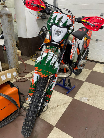 Наклейки на мотоцикл KTM 125-450 SX, SXF 2019-2022, EXC 2020-2023/GR8 #1659