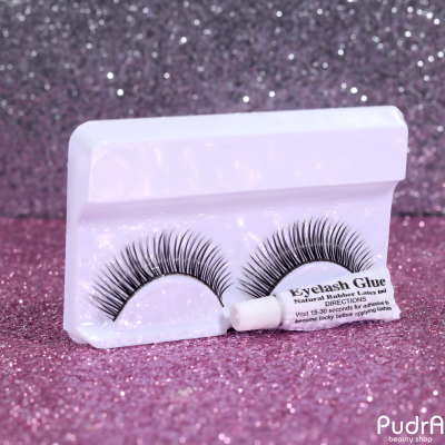 Ресницы накладные, с клеем, цвет чёрный, P14