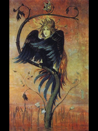 Купить картину обогреватель, репродукция Васнецова Гамаюн, птица вещая