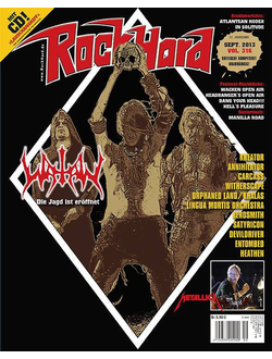 Rock Hard Magazine September 2013 Satan, Kreator Inside, Немецкие журналы в России, Intpressshop